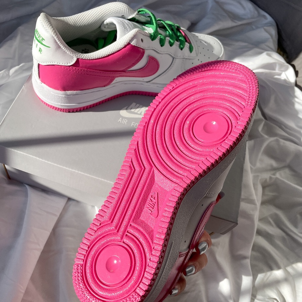 Nike Air Force 1 AKA Watermelon Custom - Picture 6 of 9